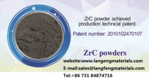 ZrC Zirconium carbide powder application